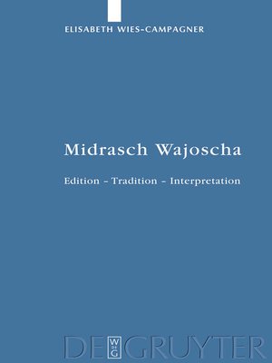 cover image of Midrasch Wajoscha